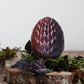3D Printed Dragon Egg,Fidget Toy For Birthday, Executive Desk Toys For Adults And Kids (Black Red)