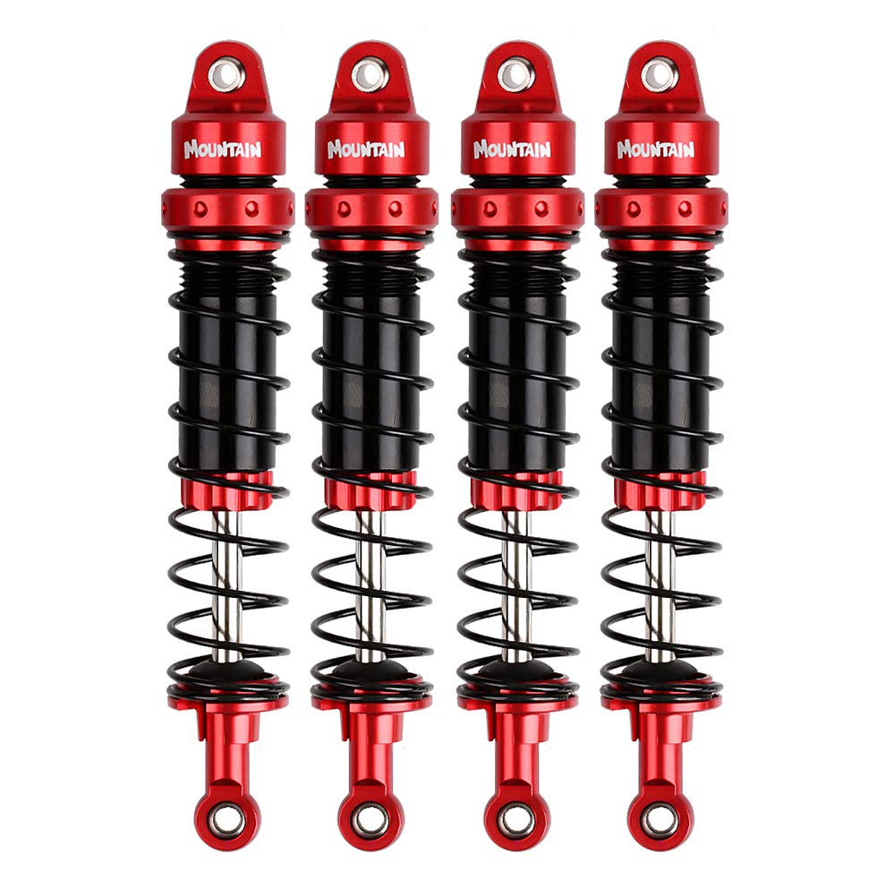 INJORA RC Shock Absorber Set 4pcs RC Dampers for 1/10 RC Crawler Axial SCX10 90046 AXI231017 TRX-4 D90 (100mm)