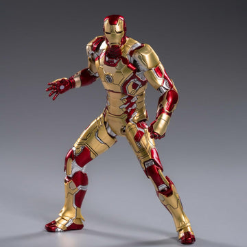 Hiplay Zd Toys Collectible Figure Full Set: Anniversary Series Non-Luminous Version: Iron Man Mk42 (1906-42), 1:10 Scale Miniatu