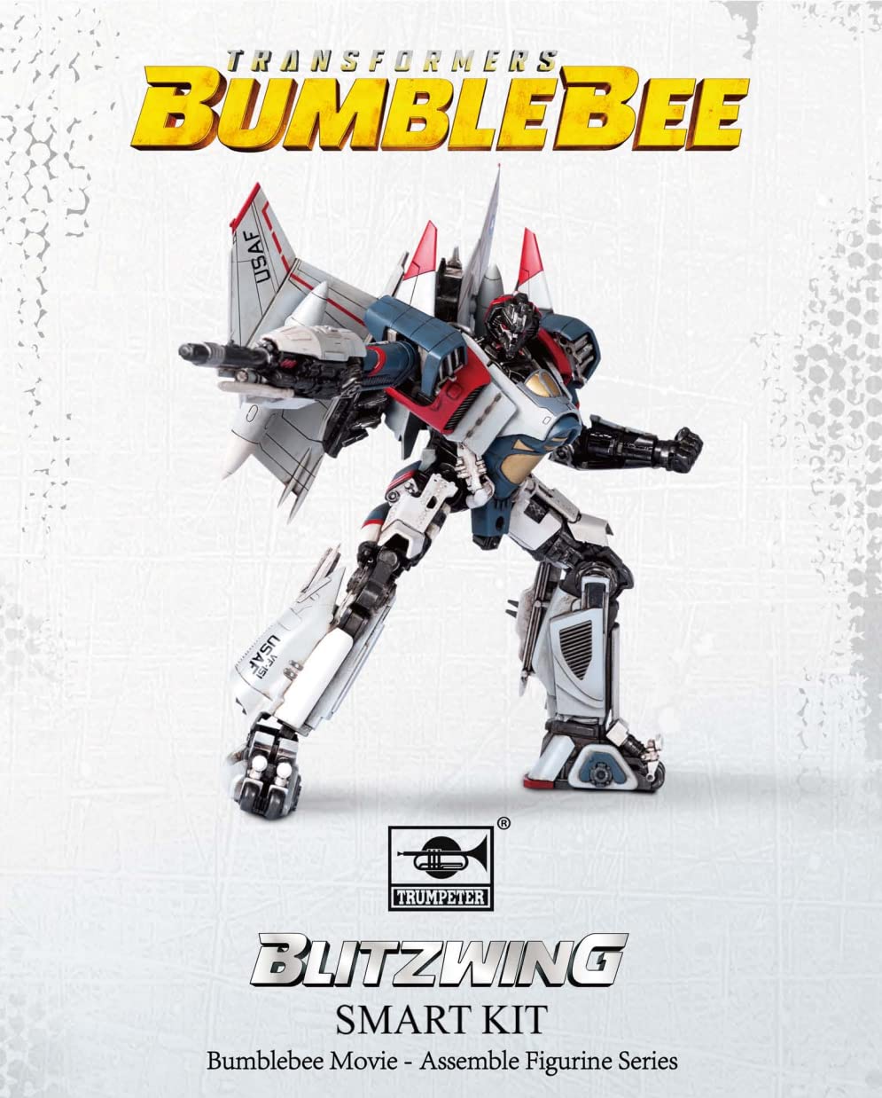 Transformers Blitzwing Figure Model Kit - Phantom Ii Fighter Easy To Assemble 3D Articulated Action Figure Pre Painted Collectib