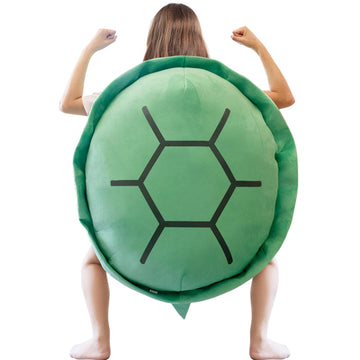 Cuecutie 40 Inch Wearable Turtle Shell Pillows Tortoise Shell Stuffed Animal Turtle Plush Cushion Toy Dress Up for mature-themed