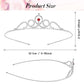 Hicarer 20 Pieces Girls Tiara Crown Silver Princess Crowns Girls Crystal Tiaras Bulk for Wedding Birthday Party Favor (Cute Styl
