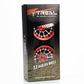 Treal Aluminium 2.2 Beadlock Wheels Rims(2) pcs Fit RC Crawler Mud Truck 2.2 Tires (Red)