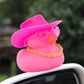 Wonuu Car Accessories Rubber Ducks Dashboard Decorations Rubber Duck Pink Accessories Dashboard Duck Car Decorations Car Ducks For Dashboard Car Duck Car Dashboard Decorations, Heart-Pink&Pinkdolphin