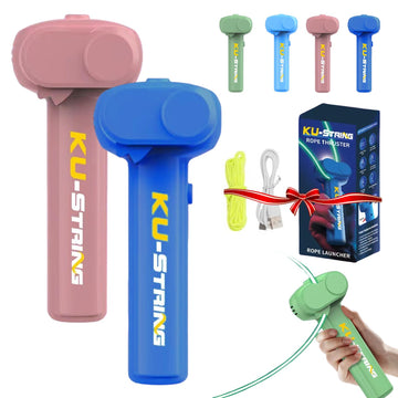 Glow in The Dark Loop Rope Launcher Propelled, Game Shooter String Toy, Luminous Toy, Handheld Novelty Fun Rope Pressure Reducer