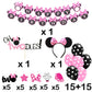 Oh Twodles Balloons Pink Second Birthday Cake Topper 2Nd Banner Party Supplies Decorations Photo Prop For Girl Baby Bday