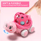 Xfffun 4 Set Toy Cars For Toddler Girl Valentines Day Gifts, Toddlers Push Car Toys Pink, Rattles Push And Go Truck, Birthday Pr
