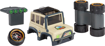 Little Tikes Big Adventures Binocular Searching Safari Suv Stem Toy Vehicle With Binoculars, Flashlight, And Compass For Girls,