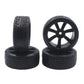 4Pcs ShareGoo OD62mm Hard Plastic RC Drift Car Tires & Wheel Rims 12mm Hex Tyre Compatible with Traxxas HSP Tamiya HPI Kyosho 1/