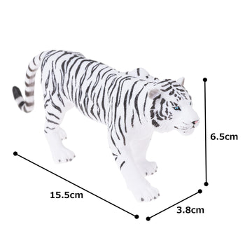 Mojo White Tiger Realistic International Wildlife Hand Painted Toy Figurine