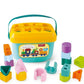OBLETTER Kids Baby First Shape Sorter Educational Activity Cube ABCD Sorting Game Block Set or Kids