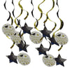 Ubersweet Imported Congrats Grad Hanging Swirls High School Graduation Photo p