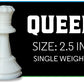 Chess Geeks 1X Single Weighted Chess Pieces Only Classic Staunton Style - 32 Pieces - King 3' Tall