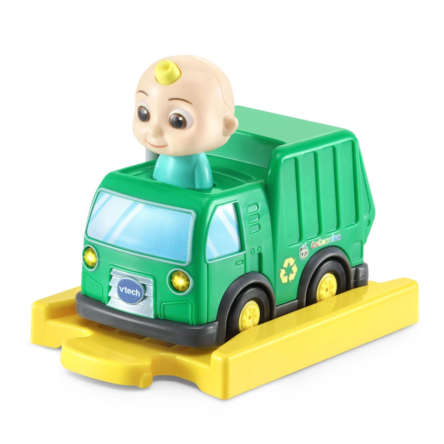 VTech CoCoMelon Go! Go! Smart Wheels JJs Recycling Truck and Track