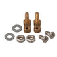 Mxfans 20pcs Metal 1 MM Pushrod Linkage Stopper with Screw and Nut for RC Airplane Helicopter
