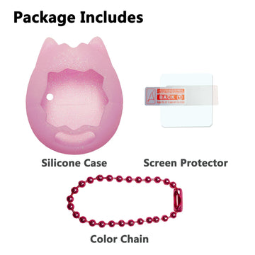 Silicone Cover Case For Tamagotchi Original, Protective Sleeve Skin For Original Tamagotchi Digital Pet Accessories(Only Case)(Purple)