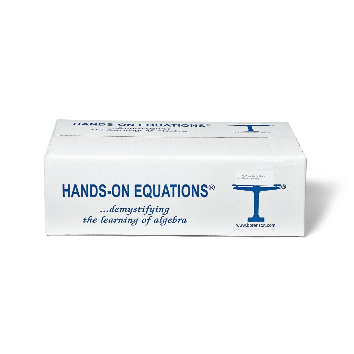 Borenson and Associates Hands-On Equations Class Set for 10 Players, Ages 8-14, Multicolor, Model 9851, Plastic