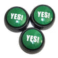 Joffreg YES Sound Button - Green, Plastic, Model #021202