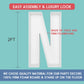 2Ft Letter N Mosaic Balloon Frame Letter Diy Fillable Letters Kit For Birthday Party Wedding Backdrop Decor