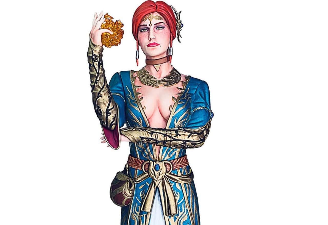 Dark Horse Comics Witcher 3 Triss Merigold Figure, Standard Size, Multicolor, Model 3007-676, Acrylic Material