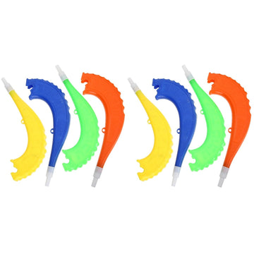 Labrimp 8Pcs Air Horns Handheld Cheer Air Horns For Sporting Events School Spirit Noisemakers Random Colors For Soccer And Footb