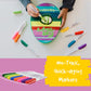 The EggMazing Easter Egg Mini Decorator Kit Arts and Crafts Set - Includes Egg Decorating Spinner and 6 Markers [Packaging May V