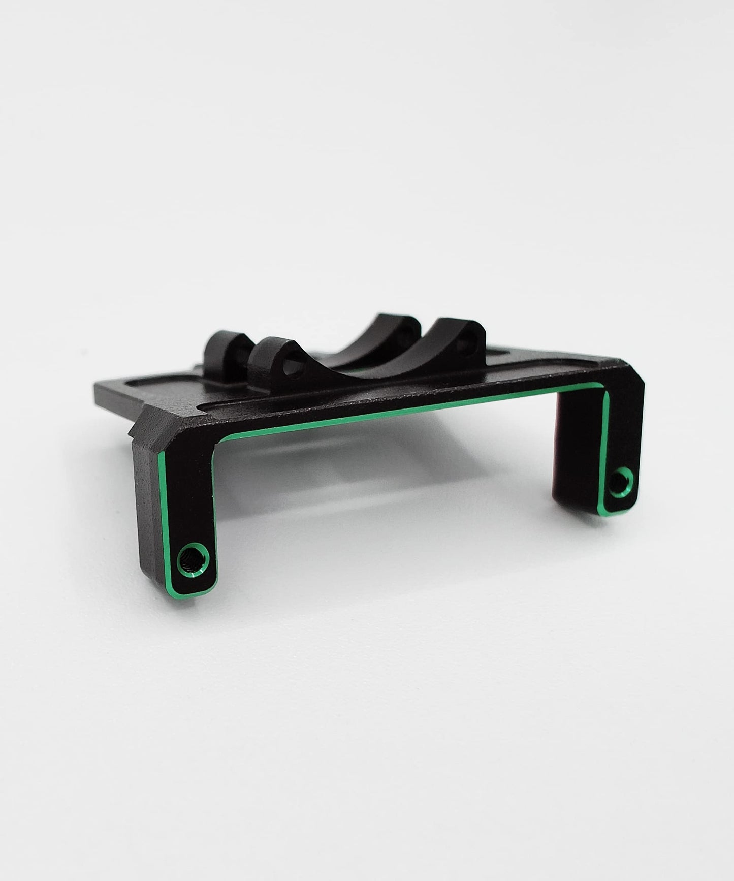 HOPLEX RC Servo Mount Bracket and Mini Servo Arm Green for ES08MA II Servo Upgrade Parts for Axial SCX24 RC Car Crawler