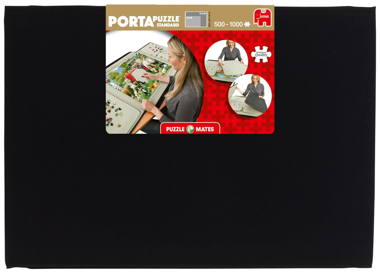 Jumbo Puzzle Mates Portapuzzle 1000 Piece Jigsaw Puzzle Accessories - White, Model 10715, Durable Polyester Material