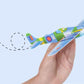 Big Mos Toys 24 Pack 8 Inch Glider Planes - Birthday Party Favor Plane, Great Prize, Handout Glider, Flying Models, Two Dozen