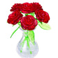 Beverly 47 Piece Crystal Puzzle 6 Rose Red