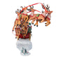 Kurt Adler 2-Piece Musical Santa With 8 Reindeers, 24-Inch