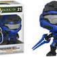 POP Halo Infinite - Spartan Mark V with Blue Energy decorative replica blade Funko Vinyl Figure (Bundled with Compatible Box Protector Case)