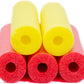 Pool Noodles, Fix Find 5 Pack Of 52 Inch Hollow Foam Pool Swim Noodles, Bright Red & Yellow Foam Noodles For Swimming, Floating