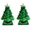 Geduochn Mini Christmas Tree Magic Growing, Paper Tree Diy Crystal Growing Kit/Ornaments Decoration Toy Novelty Xmas Gift Boys Girls Science Kits & Toys Learning Guide (2Pcs)