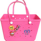 Lckaey Oversized rubber beach bag Accessories PVC Rubber Inserts Charms for Bogg Bag Totes Y064Figure 19