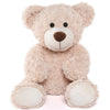 Tezituor 24" Brown Beige Teddy Bear Plush Toy - Soft Polyester Stuffed Animal for Boys and Girls