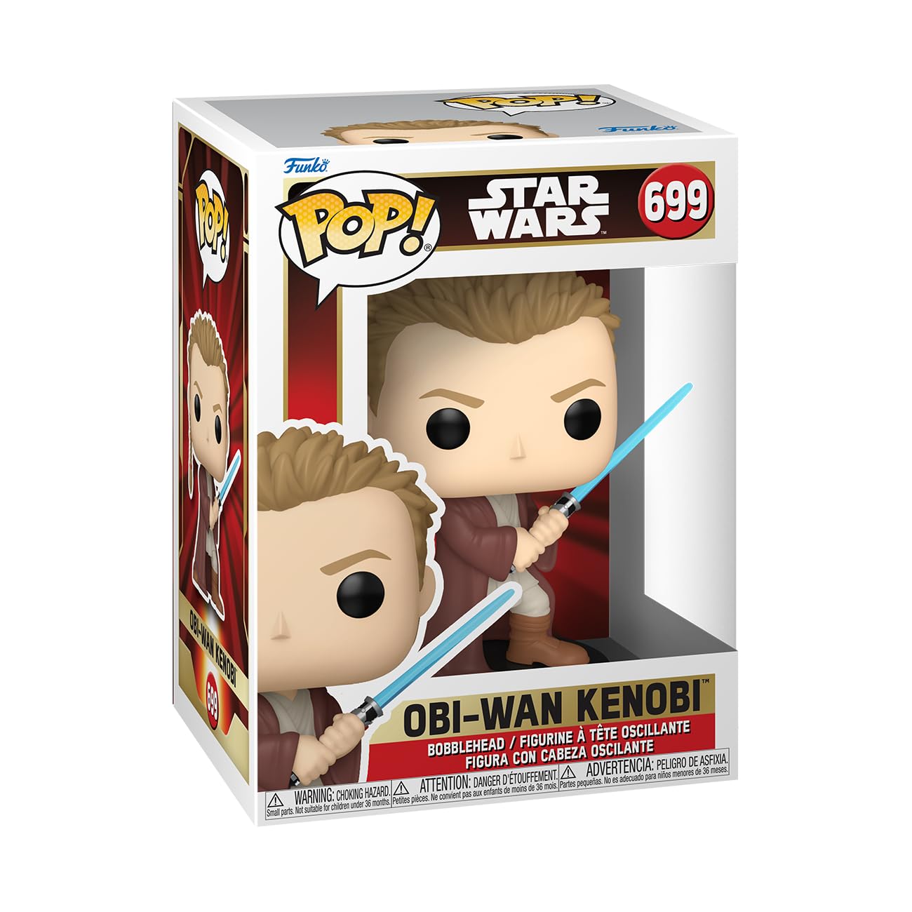Funko POP! Star Wars OBI-Wan Kenobi Vinyl Figure 76018 - Multicolor Collectible for Kids & Adults - Official Merchandise