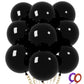 32Pcs Black Big Balloons 18 Inch, Round Large Latex Party Balloons For Birthday Wedding Decorations. (Black)