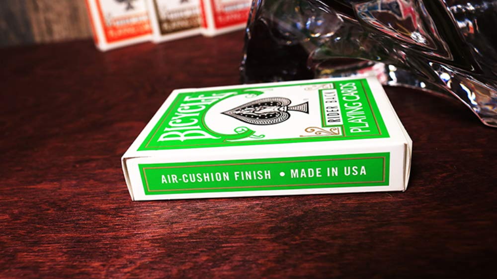 Mms Cards Bicycle Green Back Uspcc Trick