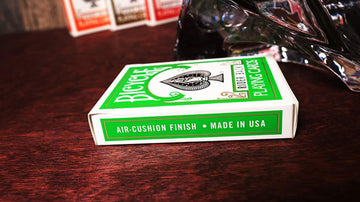 Mms Cards Bicycle Green Back Uspcc Trick
