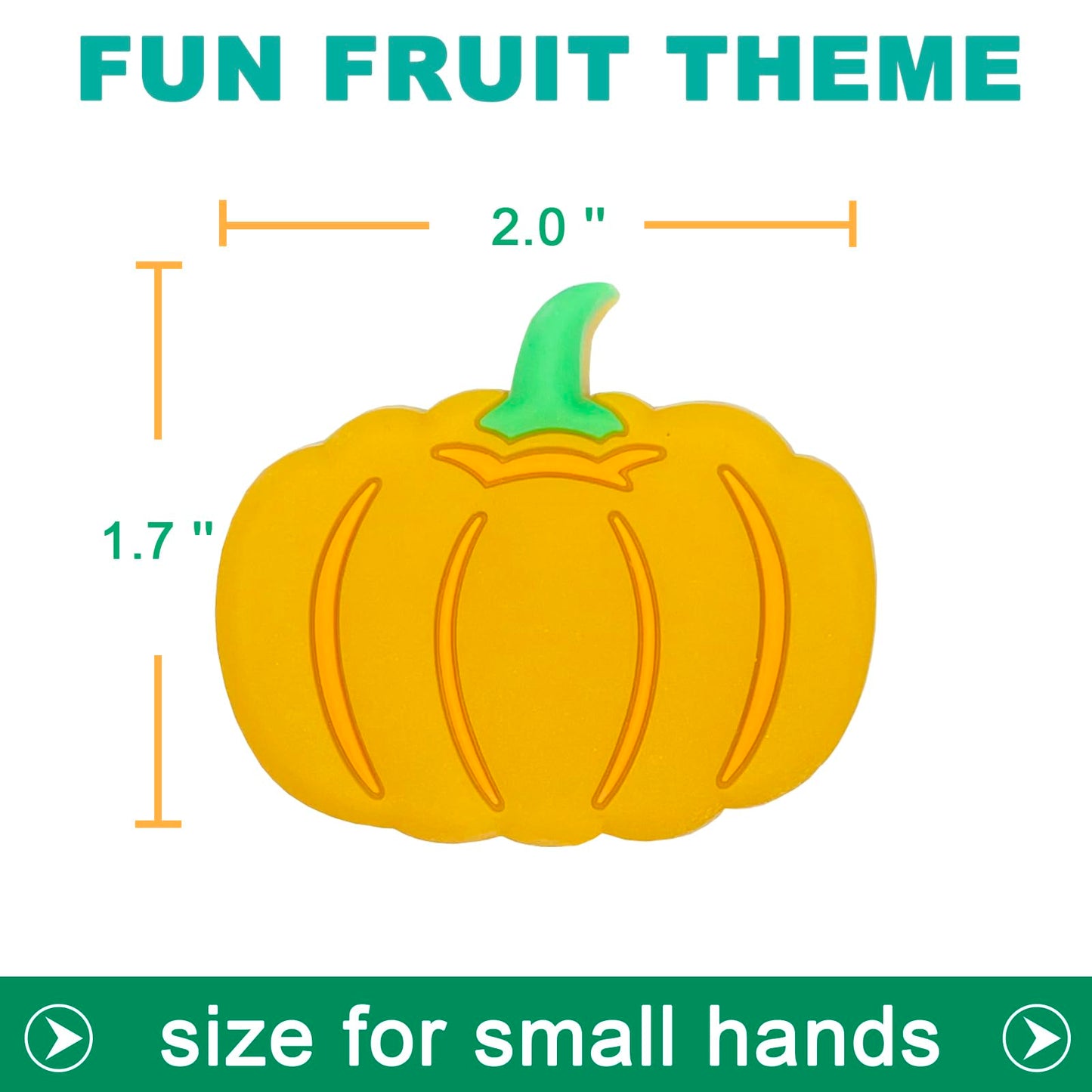 Fruit Frigde Magnets for Toddlers 1-3, Large Size, Full Back Magnet, Refrigerator Magnets for Kids, Magnetic Toys for Toddler, E