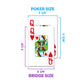 Copag 1546 Design 100% Plastic Playing Cards, Bridge Size (Narrow) Red/Black Double Deck Set (Jumbo Index)