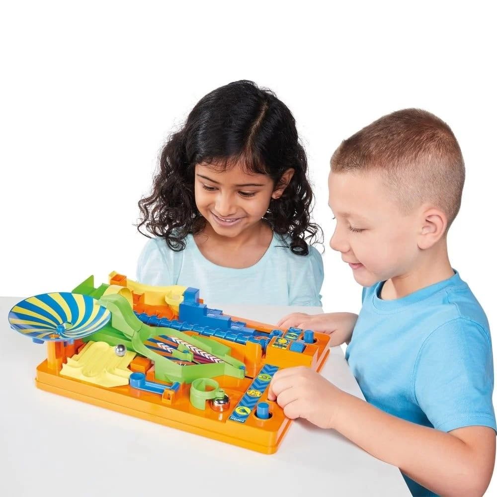 TOMY Screwball Scramble 2 Marble Run Game - Multicolored, Plastic, Ages 5+, Model T73109FR, Cooperative Board Game for Family Fun