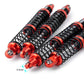 Que-T 4pcs Metal Shock Absorber Damper for 1/10 RC Crawler Car SCX10 D90 TRX4 TRX6 (75mm)