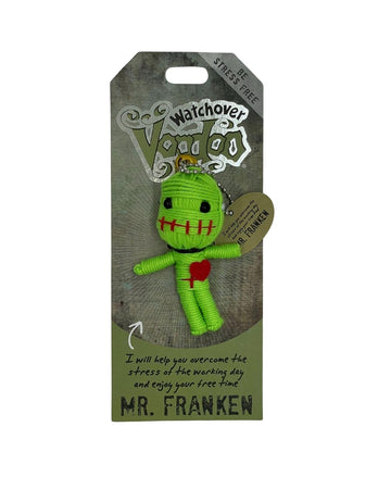 Watchover Voodoo 3-Inch Mr. Franken Keychain - Handcrafted Gift To Bring Good Luck And Positivity Everywhere You Go