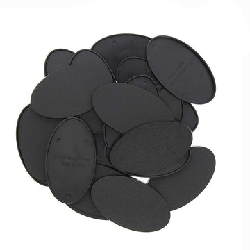 Evemodel Mb875 40Pcs Base 75X42Mm Or 2.95X1.65Inch Plastic Model Bases For Gaming Miniatures Or Wargames Table Games