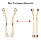 INJORA 46g Brass High Clearance Links Set for TRX4M High Trail K10 1/18 RC Crawler Upgrade (4M-97)