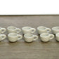 10 White Gray Coffee Tea Cup Size 2 X 1.5 Cm Dollhouse Miniatures Food Kitchen Docoration