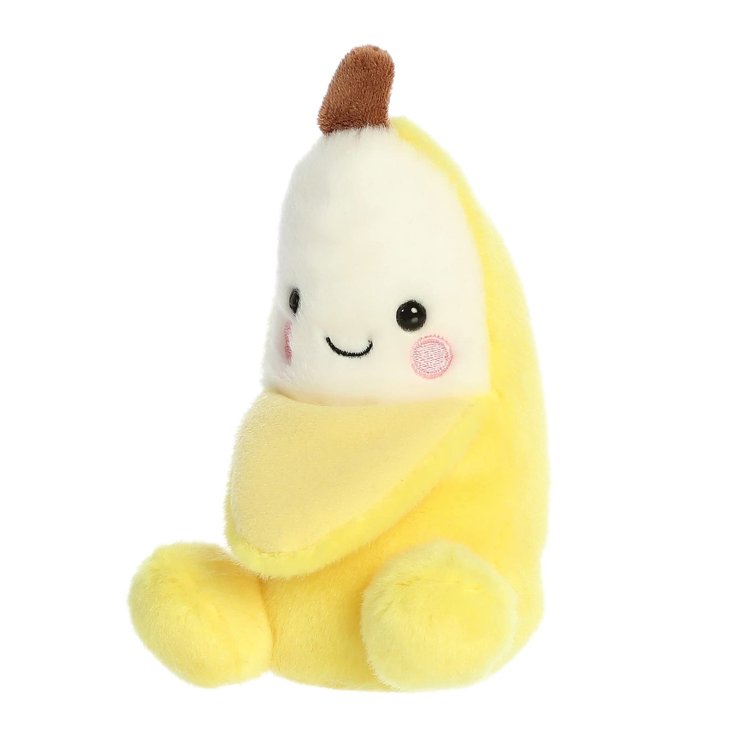 Aurora® Adorable Palm Pals™ Gwen Banana™ Stuffed Animal - Pocket-Sized Play - Collectable Fun - Yellow 5 Inches