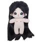 Niannyyhouse 20Cm Plush Doll Long Hair Girl Humanoid Stuffed Body No Attribute 8' Normal Body Wearable Clothing Dress Up Gifts (A-42-Without Skeleton)